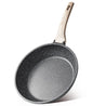 CAROTE Non Stick Frying Pans,Nonstick Granite Fry Pan Egg Pan Omelet Pans, Stone Cookware Chef's Pan, PFOA Free,(Black Granite, 12-Inch)